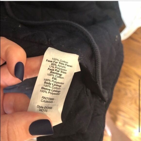 Madewell Women's Winter Thick Denim Heavy Parka Jacket - Picture 4 of 8